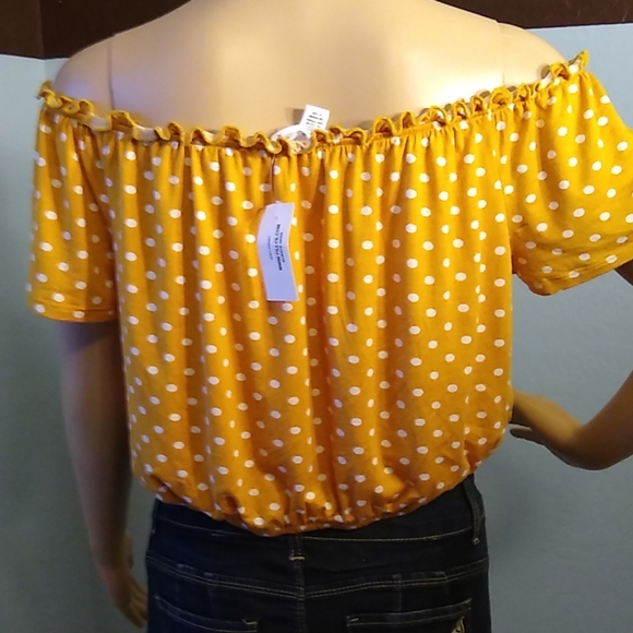 Tilly's xl pheasant crop blouse NWT - Picture 2 of 2
